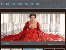 Tablet Screenshot of forward-entertainment.com